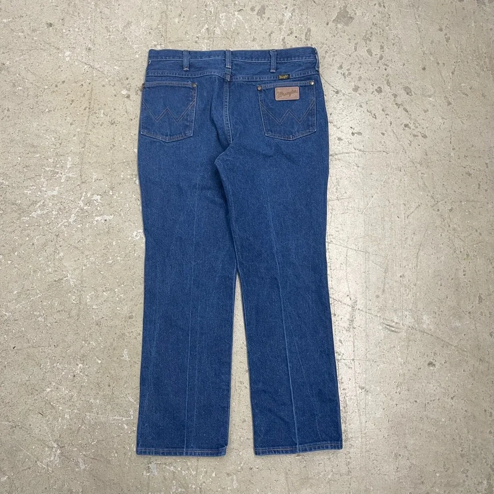 Vintage‎ Wrangler Jeans 36x29 Blue Pants 936 Cowboy Slim Western Denim Tag 38x30
